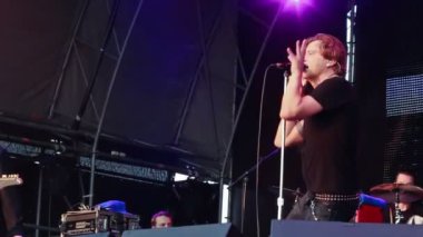 Rus rock band BI-2 canlı performans rock Festivali en güzel şehir