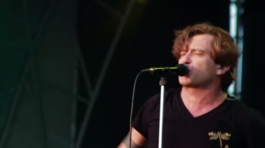 Rus rock band BI-2 canlı performans rock Festivali en güzel şehir