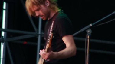 Rus rock band BI-2 canlı performans rock Festivali en güzel şehir