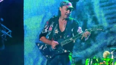 Scorpions performance at the rock festival 'The Best City'