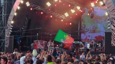 'Splean' performance at the rock festival 'The Best City'