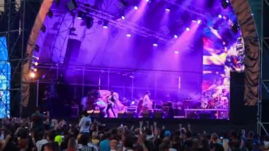 'Enter Shikari' performance at the rock festival 'The Best City'