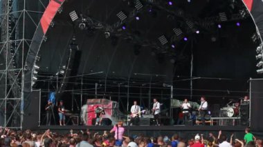'Motor'rolla' performance at the rock festival 'The Best City'