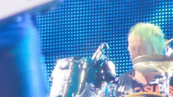 Scorpions performance at the rock festival 'The Best City' — Αρχείο Βίντεο