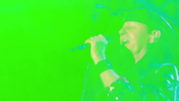 Scorpions-Auftritt beim Rockfestival "die beste Stadt" — Stockvideo