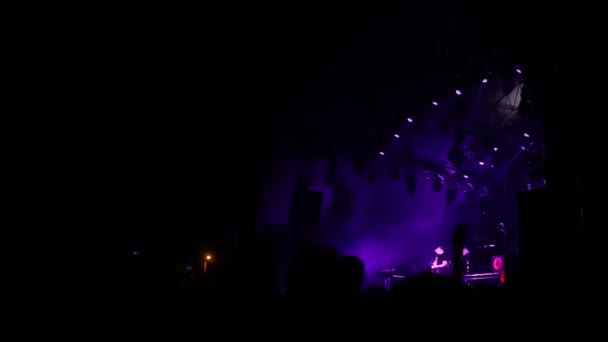 Duele la actuación en vivo en el festival de rock The Best City — Vídeo de stock
