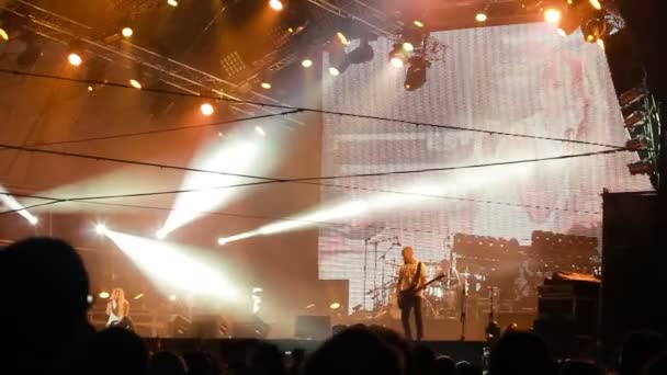'Guano Apes 'esibizione dal vivo al festival rock' The Best City' — Video Stock
