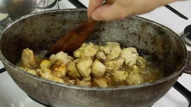 Pilav pişirme — Stok video
