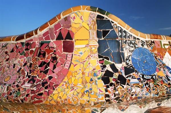 Bench by Gaudi — Stock Photo, Image