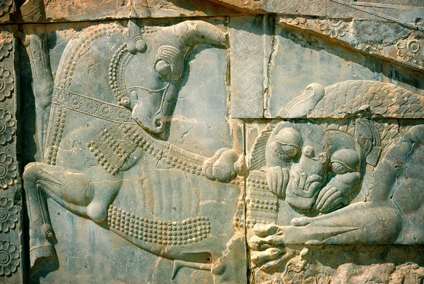 Bas relief of Persepolis — Stock Photo, Image