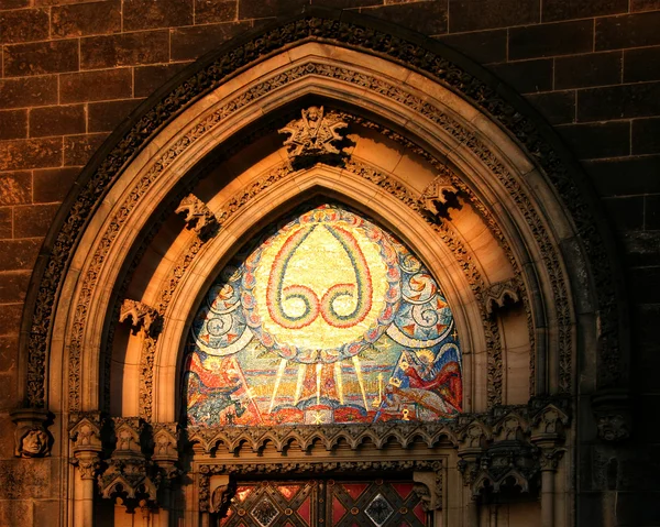 Gothic fresco — Stock Photo, Image