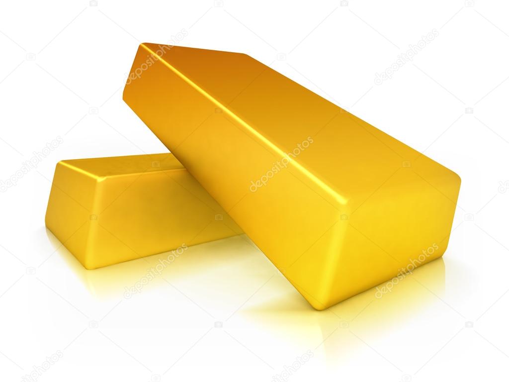 Two gold bricks
