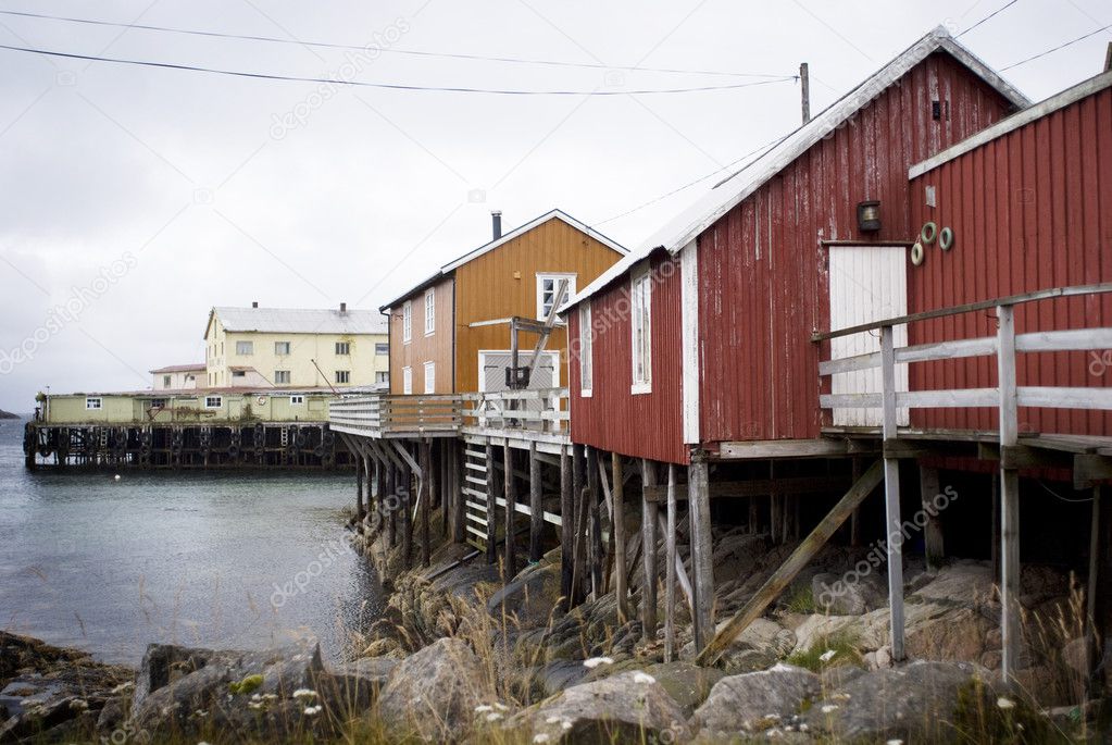 Fishermans cabins in Norway