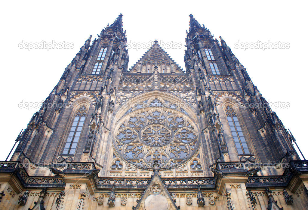 Exteriour of Prague cathedral