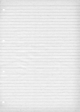 White lined paper clipart