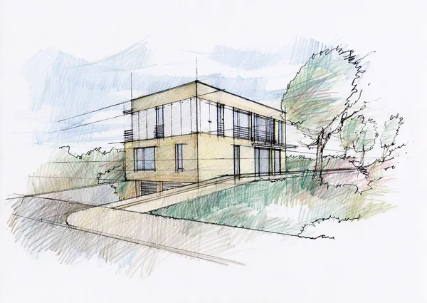 Evi sketch kalemler tarafından