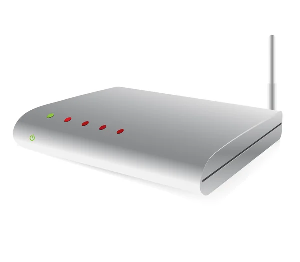 Router wireless. illustrazione vettoriale — Vettoriale Stock