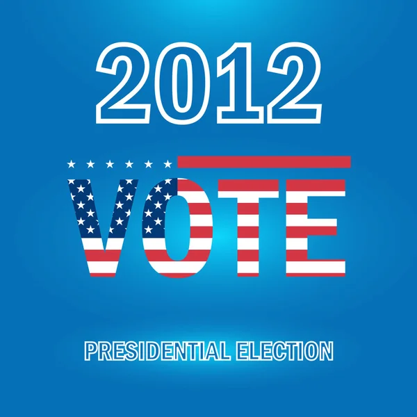 Präsidentschaftswahl in den Vereinigten Staaten 2012 — Stockvektor