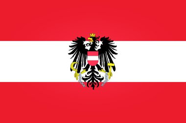 Flag of Austria clipart