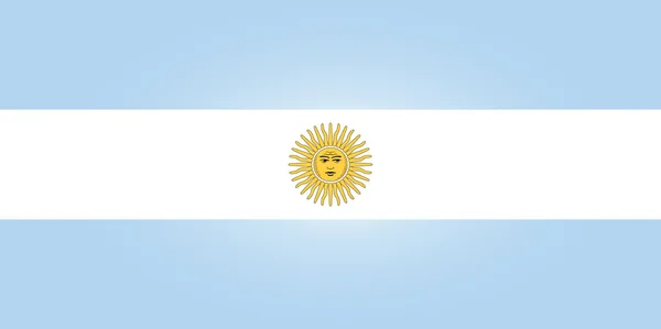 Bandiera dell'Argentina — Vettoriale Stock