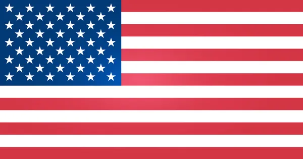 Bandiera degli Stati Uniti — Vettoriale Stock