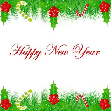 mutlu yeni yıl Noel arka plan