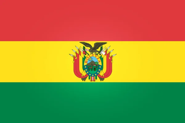 Bolivya Cumhuriyeti bayrağı — Stok Vektör