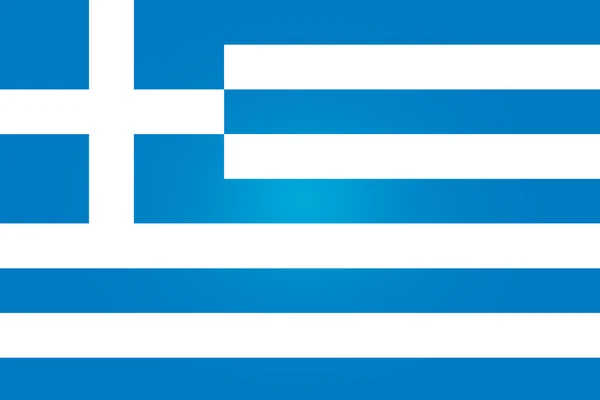 Bandiera della Grecia — Vettoriale Stock