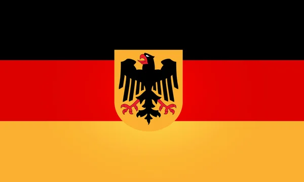 Flaga Niemiec — Wektor stockowy