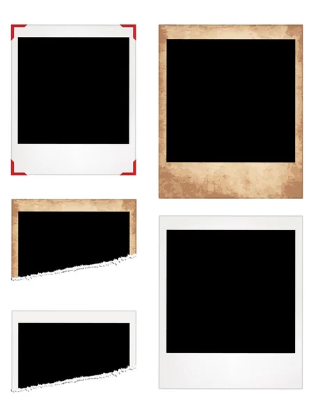 Set of Photo Frames — Stock Vector