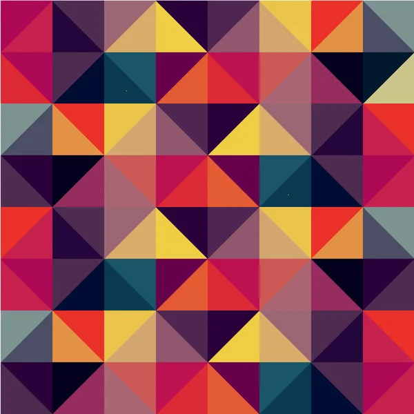 Modèle sans couture coloré avec des triangles — Image vectorielle