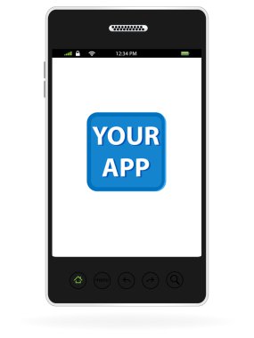 app simgesi ile akıllı telefon