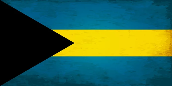 Grunge vlajka Baham — Stockový vektor