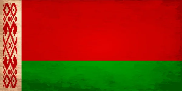 Гранж-флаг Белоруссии — стоковый вектор