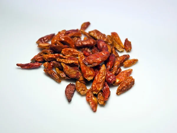 Small dry chili peppers — Stock Photo, Image