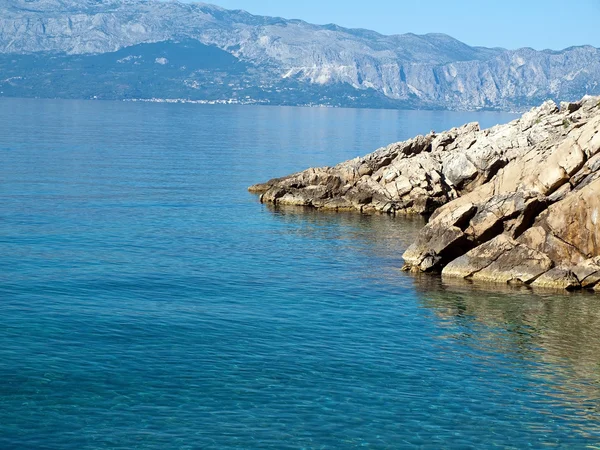 View at Adriatic sea from the coast — Stock Photo, Image