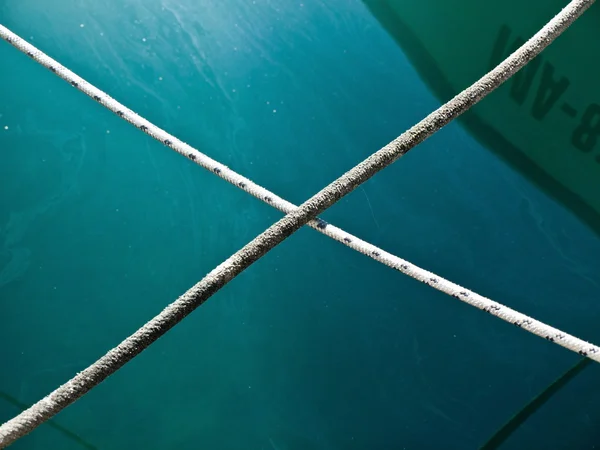 Rope over the sea — Stock Photo, Image