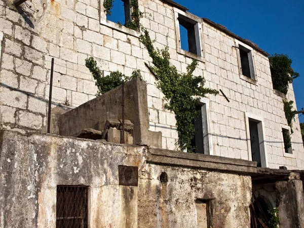 Gamla sten hus i Kroatien — Stockfoto