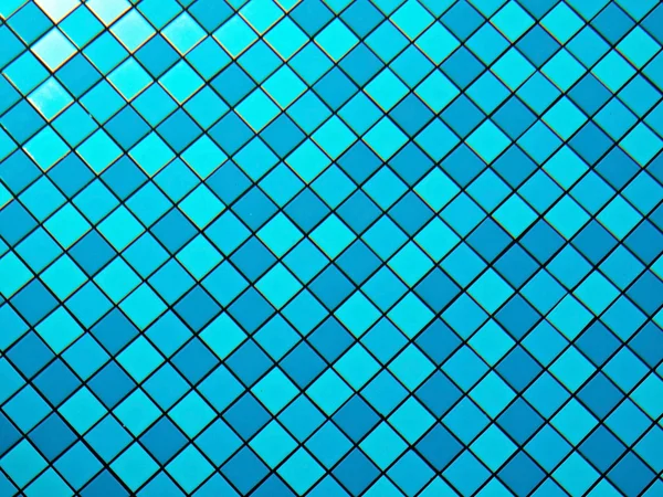 Fondo azul piscina mosaico — Foto de Stock