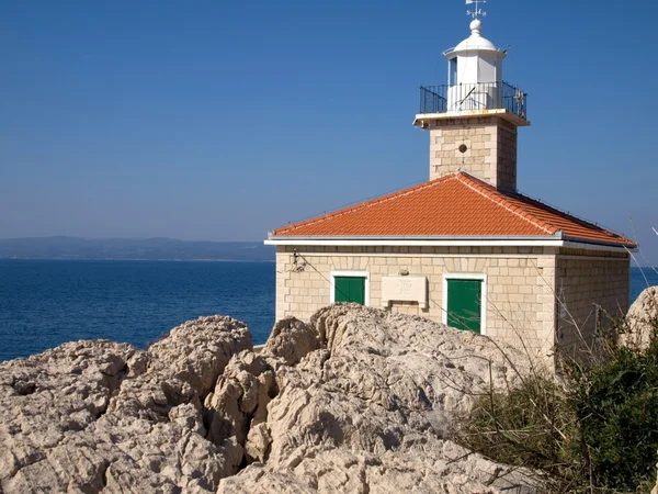 Akdeniz deniz feneri Stok Fotoğraf