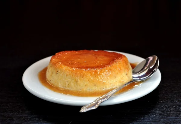 Ginger dýně Flan (Creme karamel) — Stock fotografie