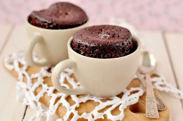 Gâteaux tasse au chocolat — Photo