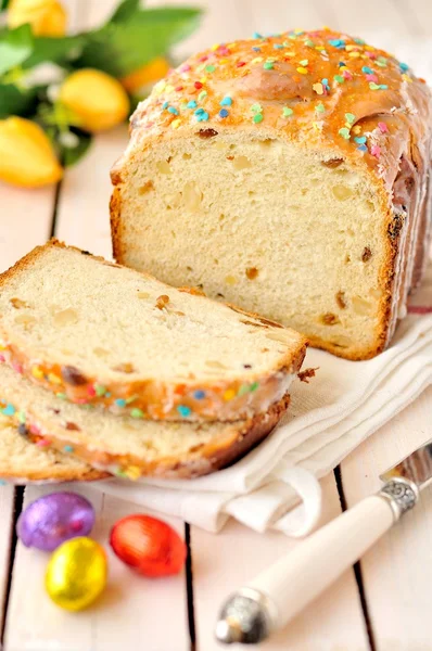 Sliced Sweet Bread — Stock Photo, Image