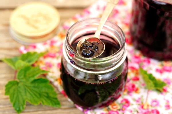 Blackcurrant Jam — Stock Photo, Image