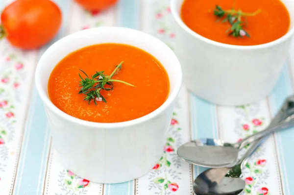 Roast Tomato Soup — Stock Photo, Image