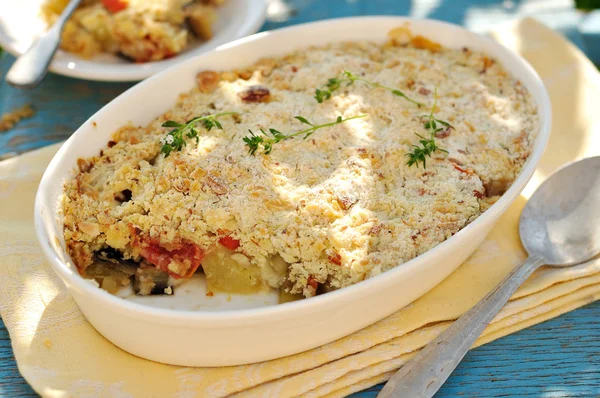 Vegetable Crumble — Stock Photo, Image