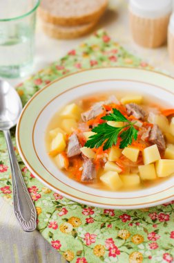 Rus lahana çorbası, shchi (stchi)