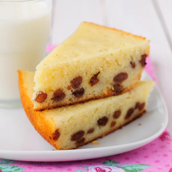 Grießkuchen — Stockfoto