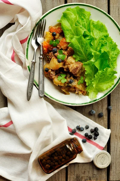 Carne de porco Juniper — Fotografia de Stock