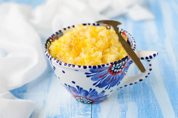 Millet and Rice Kasha (Porridge) with Pumpkin — Stock Photo, Image